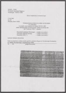 Karta Zaopatrzenia Żywnościowego