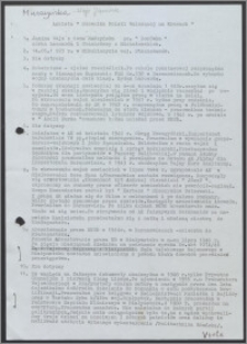 Ankieta "Słownika Polski Walczącej na Kresach Północno-Wschodnich II Rzeczypospolitej"