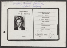 Legitymacja Światowego Związku Żołnierzy Armii Krajowej