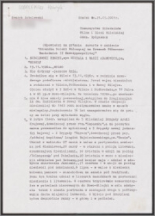 Odpowiedzi na pytania zawarte w Ankiecie "Słownika Polski Walczącej na Kresach Północno-Wschodnich II Rzeczypospolitej"