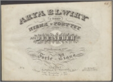 Arya Elwiry z opery Niema w Portycy : przerobiona na sam forte-piano w Lipsku a wydana w Warszawie