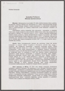 Sylwetka Profesora Witolda Sylwanowicza