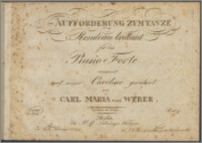 Aufforderung zum Tanze : Rondo brillant für das Piano-Forte : Op. 65