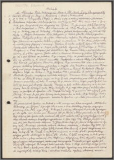 Ankieta do "Słownika Polski Walczącej na Kresach Płn.-Wsch. II Rzeczypospolitej"