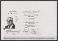 Legitymacja Światowego Związku Żołnierzy Armii Krajowej