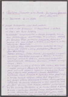 Odpowiedzi do ankiety Krystyny Straczyckiej, ps." Krystyna"