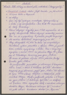 Ankieta "Słownika Polski Walczącej na kresach półn.-wschodnich II Rzeczypospolitej"