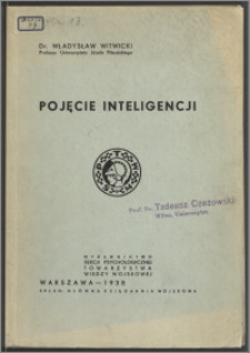 Pojęcie inteligencji