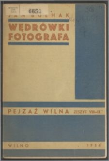 Pejzaż Wilna : z 32 ilustracjami autora