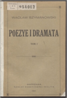 Poezye i dramata. T. 1