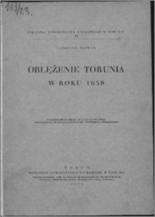 Oblężenie Torunia w roku 1658