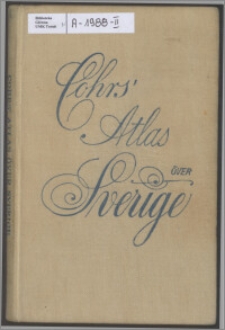 Cohrs' atlas över Sverige : fullständig reskarta i fickformat : med geografiska och statistiska uppgifter jämte fullständigt namnregister