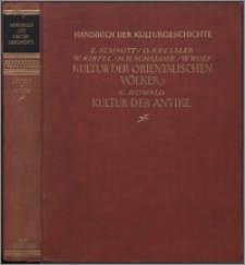 Kultur der orientalischen Völker