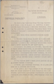 [Ministerstwo Wyznań Religijnych i Oświecenia Publicznego... Do Pana Wacława Szczeblewskiego... z dnia 31 grudnia 1924 r.]..