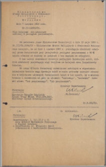 [Ministerstwo Wyznań Religijnych i Oświecenia Publicznego... ulgi kolejowe dla młodzieży szkolnej w pociągach pospiesznych... z dnia 7 czerwca 1929 r.].