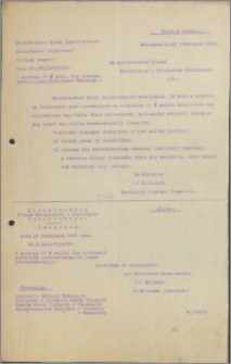[Ministerstwo Spraw Zagranicznych Departament Polityczny Wydział Prasowy... Do Ministerstwa Wyznań Religijnych i Oświecenia Publicznego... z dnia 10 listopada 1928 r. - odpis].
