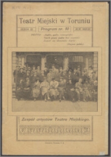 [Program] : [Incipit:] "Kopciuszek" widowisko fantastyczne w 6-ciu obrazachprzez A Walewskiego