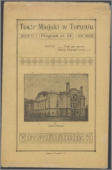 [Program] : [Incipit:] "To co najważniejsze" dla jednych komedia a dla innych dramat w 4 aktach M. J.