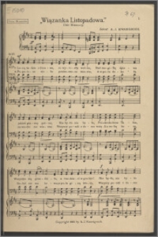 "Wiązanka listopadowa" : chór mieszany [z fortepianem]