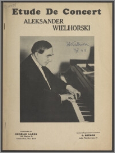 Etude de concert : op. 13
