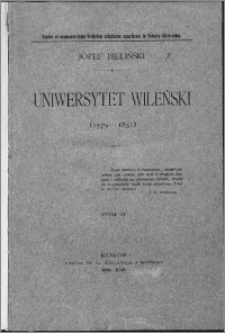 Uniwersytet Wileński (1579-1831) T. 2