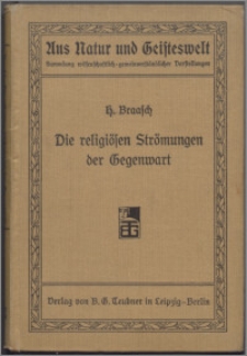 Die religiösen Strömungen der Gegenwart