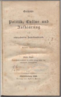 Deutschland während de ersten vierzig Jahre des achtzehnten Jahrhunderts