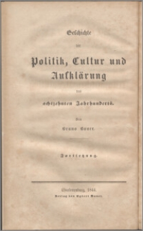 Deutschland während der Zeit der französischen Revolution. Abt. 1