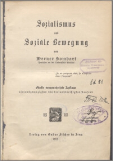 Sozialismus und soziale Bewegung