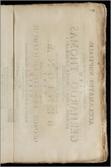 Acclamatio Nuptialis, Qvam [...] Viro Gerhardo Thomas, Reipubl. Thor. Consuli, Camerario & Scholarchæ, Et [...] Virgini Benignæ Viri [...] Georgii Ernesti Lichtfussii, Filiæ, In Nuptiis A. R. M DC XC. die 8. Augusti solenniter celebratis gratulabundus offerre voluit & debuit [...] Henricus Reichel, Gymn. Thor. Al. Mariæb. Pruss
