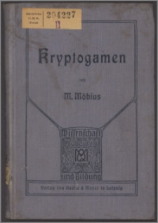 Kryptogamen : Algen, Pilze, Flechten, Moose und Farnpflanzen