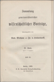 Ueber Nahrungs- und Genussmittel : Vortrag, gehalten im Saale des Berliner Handwerker-Vereins