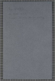 Noty Ernesta von Wallenrodt do „Preussische mit Wappen gezierte Cronica”