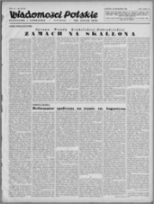 Wiadomości Polskie, Polityczne i Literackie 1942, R. 3 nr 38