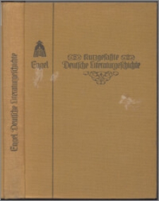 Deutsche Literaturgeschichte : Kurzgesatzte : ein Volksbuch