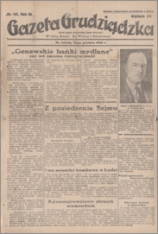 Gazeta Grudziądzka 1932.12.17. R. 39 nr 145