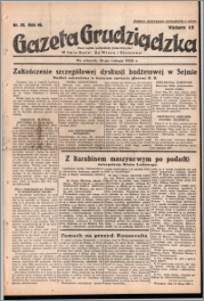 Gazeta Grudziądzka 1933.02.21. R. 40 nr 22