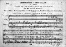 Aschenbrödel-Cendrillon. Duetto. "O welche Freud, o welche Luft! etc" [...] (Nro 4)