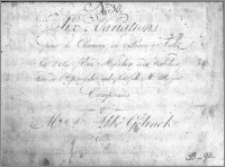 Six Variations pour le Clavecin ou Piano-Forte Sur l'Air "Ein Mädchen oder Weibchen" tire de l'Opera "die Zauberflöte" de Mr. Mozart. Composées par Mr. L'Abbé Gelinek