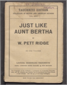 Just like Aunt Bertha