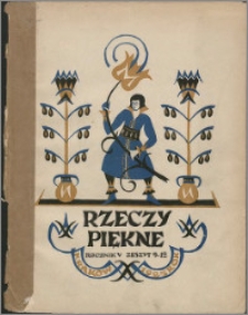 Rzeczy Piękne 1925, R. 5, z. 9-12