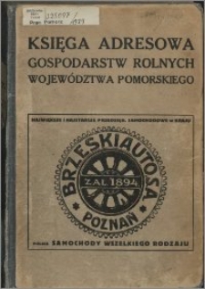 Księga adresowa gospodarstw rolnych ponad 50 hektarów województwa pomorskiego