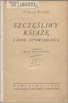 Szczęśliwy książę i inne opowiadania