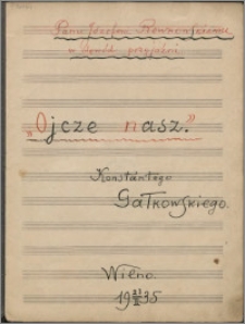 Ojcze nasz [na skrzypce i głos z organami]