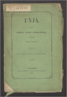 Unja : poemat Henryka Hugona Wróblewskiego