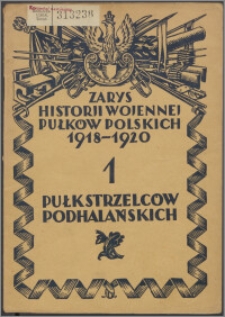 Zarys historii wojennej 1-go pułku strzelców podhalańskich
