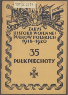 Zarys historii wojennej 35-go pułku piechoty