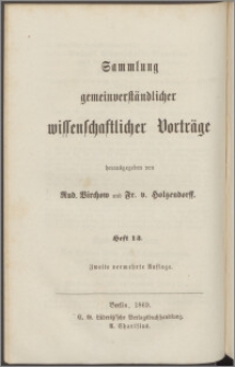 Ueber die erste Entstehung organischer Wesen und deren Spaltung in Arten