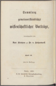 Volksbildung und Wissenschaft in Deutschland während der letzten Jahrhunderte