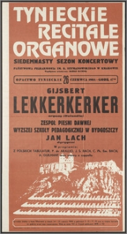 Tynieckie Recitale Organowe
